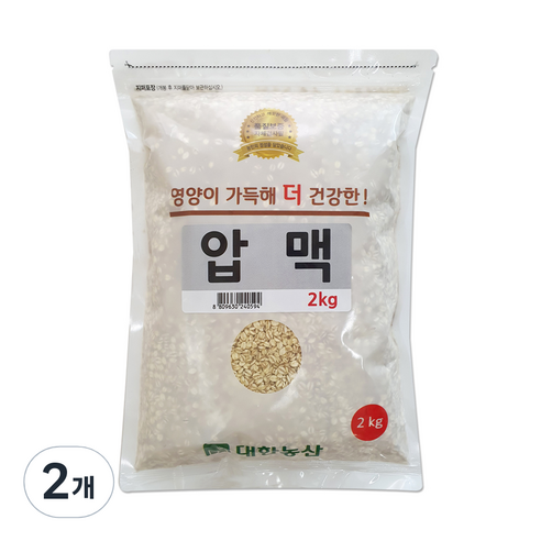대한농산 압맥, 2kg, 2개