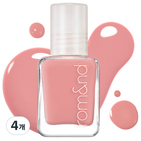 롬앤 무드 페블 하드너 04 베리 베리어, 7ml, 4개