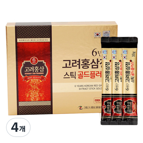 고려홍삼정 골드플러스, 4개, 300g