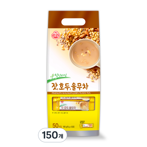 오뚜기 잣 호두 율무차, 18g, 1개입, 150개