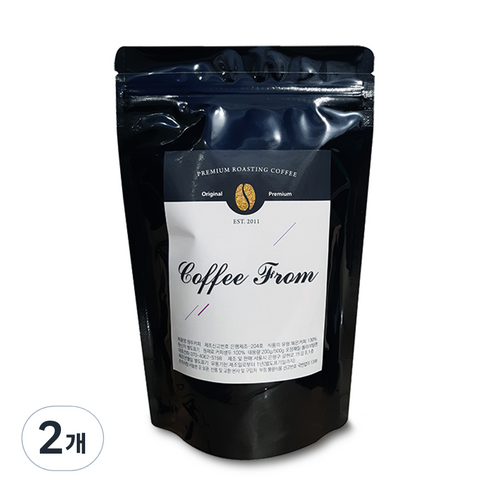 커피프럼 콜드브루 블렌딩 분쇄커피, 500g, 2개, 더치