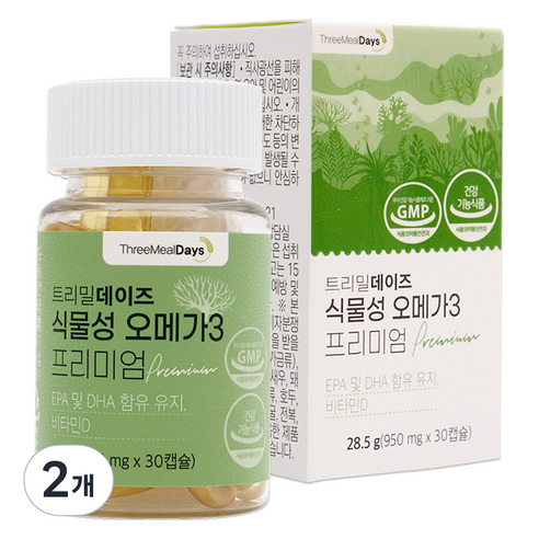 트리밀데이즈 식물성 오메가3 프리미엄 30p, 28.5g, 5개