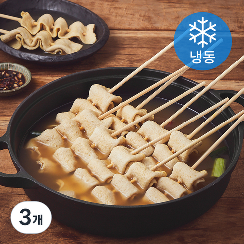 고래주방 꼬치어묵 (냉동), 366g, 3개