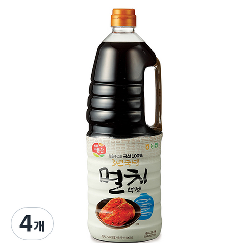 아름찬 국산 멸치액젓, 2.1kg, 4개