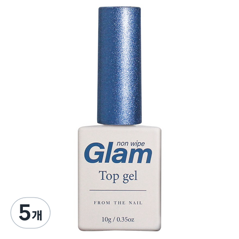 프롬더네일 GLAM TOP 젤네일, 5개, 10g