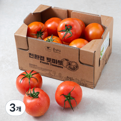 친환경 인증 토마토, 3kg, 3박스
