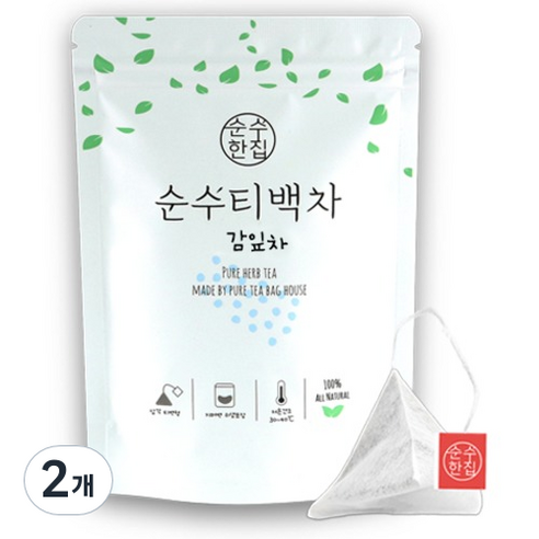 순수한집 감잎차 티백, 1g, 10개입, 2개