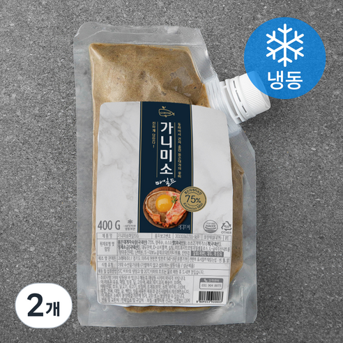 게딱지장 고래미 가니미소 마일드G 게장 (냉동), 400g, 2개 Best Top5