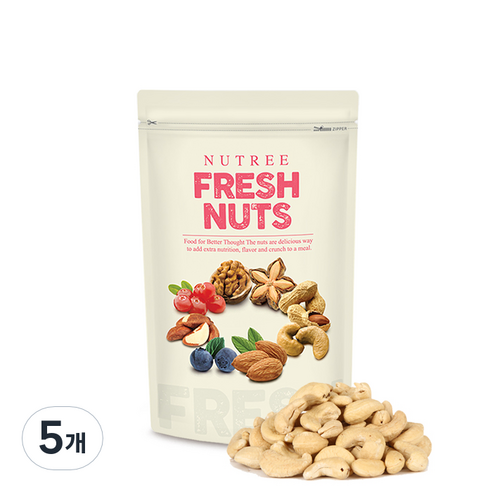 너트리 생캐슈넛, 500g, 5개