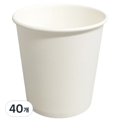 생활을그리다 무인쇄 종이컵 185ml, 50개입, 40세트