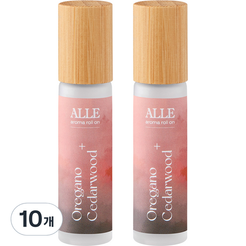 알레 아로마 롤온 오레가노 시더우드, 10ml, 10개