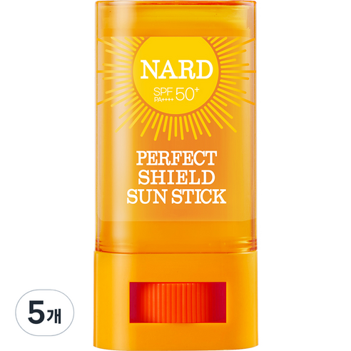 부케가르니 나드 퍼펙트 쉴드 선스틱 SPF50+ PA++++, 22g, 5개