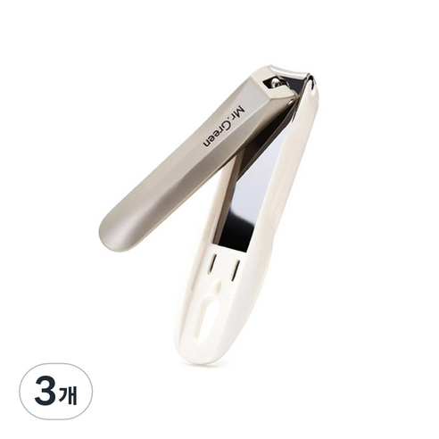 미스터그린 고급 손톱깎이 MR1117 L, 혼합색상, 3개