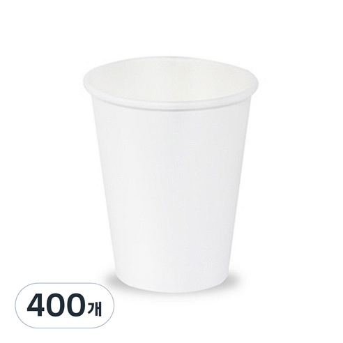 더빈썸 무지 종이컵 240ml, 1개입, 400개