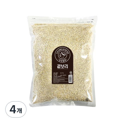 싱싱잡곡 겉보리, 4개, 5kg