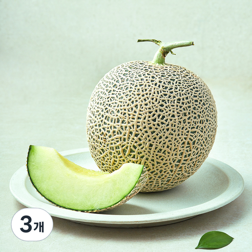 가온누리 머스크 멜론, 3개, 1.2kg