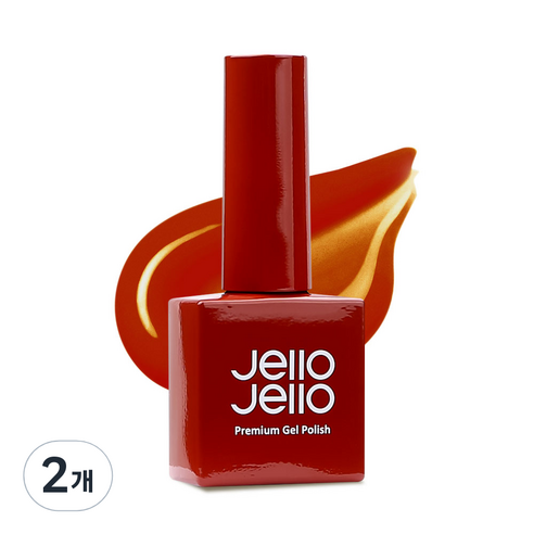 젤로젤로 밍글 콜렉션 시럽 젤 폴리쉬 네일 10ml, JJ 32 메이플, 2개