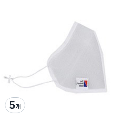 세통 KSK 쿨 나노필터 매쉬 마스크 화이트, 5개, 1개입