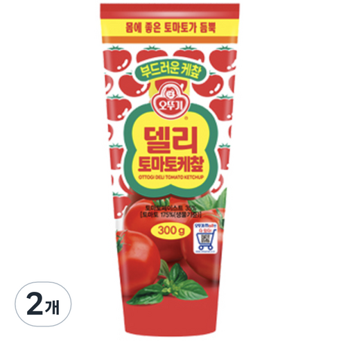 [오뚜기] 델리 토마토 케첩, 300g, 2개