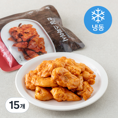 바르닭 안심 스파이시 (냉동), 100g, 15개