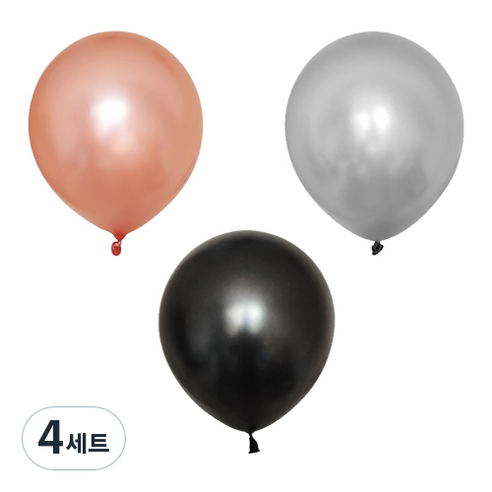 파티 이벤트 펄 풍선 20p 세트, 모던핑크톤, 4세트