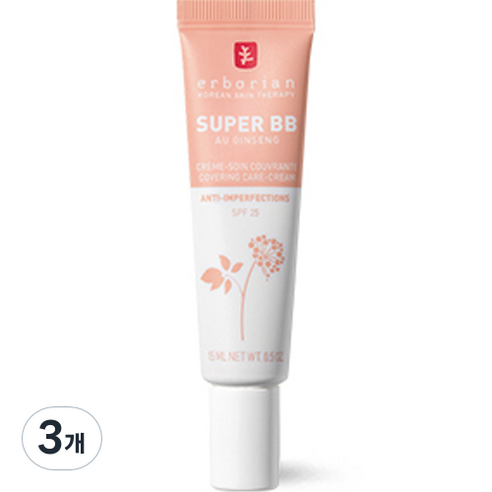 에르보리앙 슈퍼 BB SPF25, 클레어, 15ml, 3개