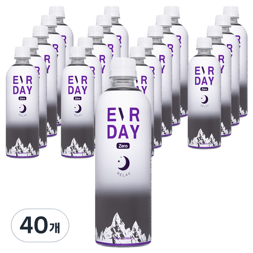 에버데이 제로 릴렉스 이온음료, 500ml, 40개