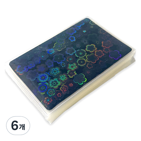 리코즈 홀로그램 포토카드 슬리브 50p, 05 벚꽃, 6개
