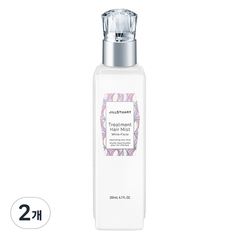 질스튜어트 뷰티 화이트 플로럴 트리트먼트 헤어 미스트, 200ml, 2개