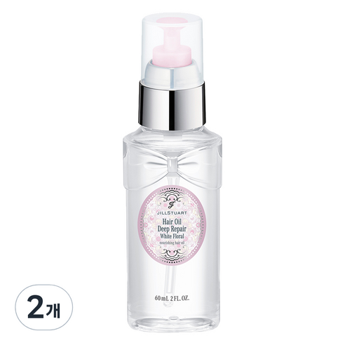 질스튜어트뷰티 화이트 플로럴 헤어 오일 딥 리페어, 60ml, 2개