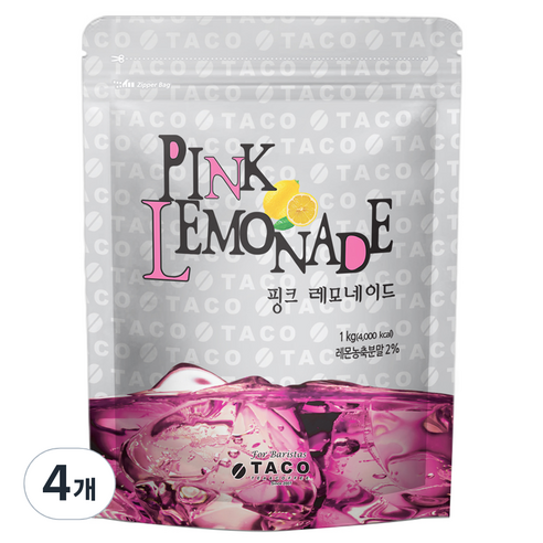 타코 핑크레모네이드, 1kg, 4개