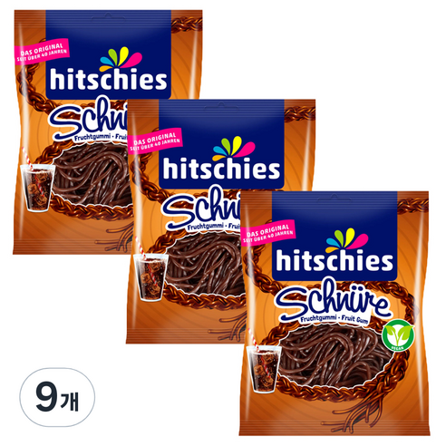 히치스 쉬누르 콜라향 젤리, 9개, 125g