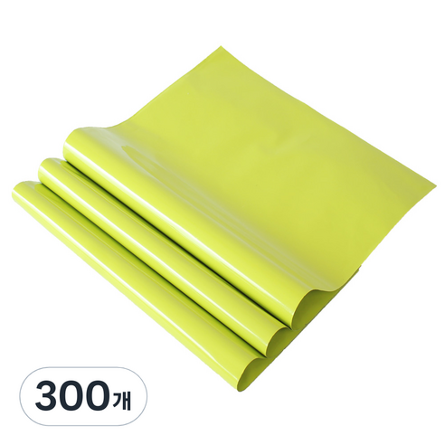 LDPE 3layer 택배봉투 연두색, 300개