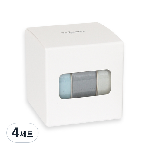 아르떼 마스킹테이프 3p 세트, Winter sea, 4세트