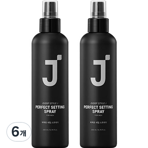 제이숲 스타일제이 포맨 퍼펙트 세팅 워터 헤어 스프레이, 200ml, 6개