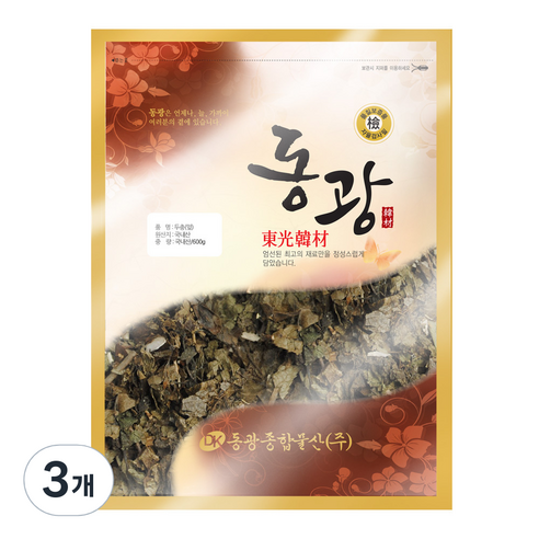동광종합물산 잎 두충 국내산, 600g, 1개입, 3개