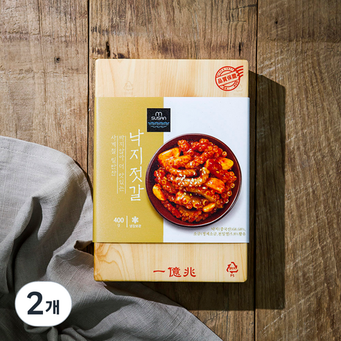 MSUSAN 낙지젓갈, 400g, 2개