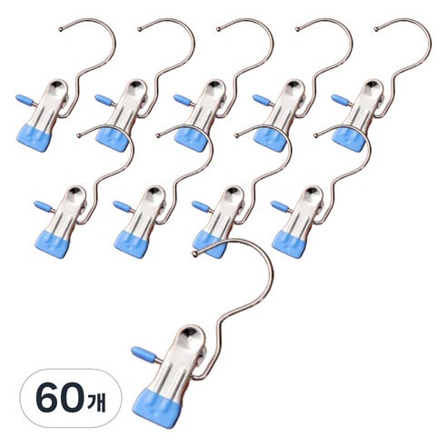 블체 스텐 후크 클립, 스카이, 60개