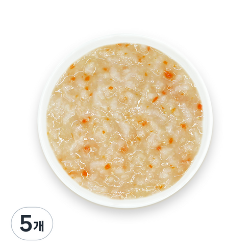 짱죽 실온 이유식 중기, 160g, 5개, 누룽지마죽