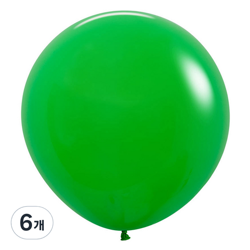 셈퍼텍스 풍선 60cm, 샴록그린, 6개