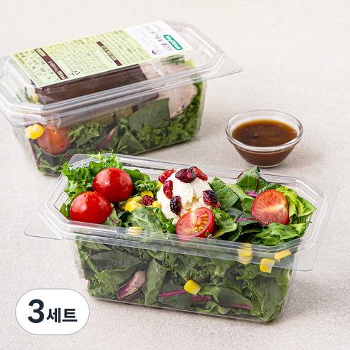 곰곰 리코타치즈 샐러드& 곰곰 닭가슴살 샐러드, 330g, 3세트