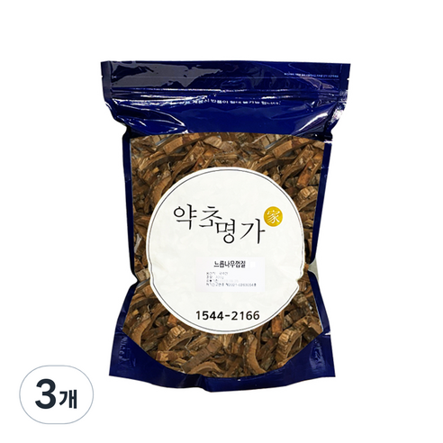 약초명가 국내산 느릅나무껍질, 3개, 300g