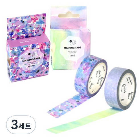 라이프포인트 마스킹 테이프 세트, S1006, S1016, 3세트