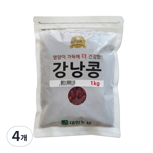 대한농산 강낭콩, 1kg, 4개