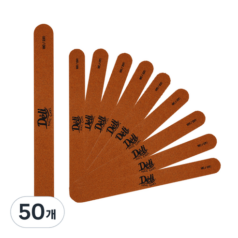 델리뷰티 프로 우드 파일, 혼합 색상, 50개