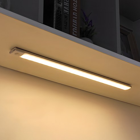 충전식 3색 LED 밝기 조절 무선 모션 직부등 40cm, 1개