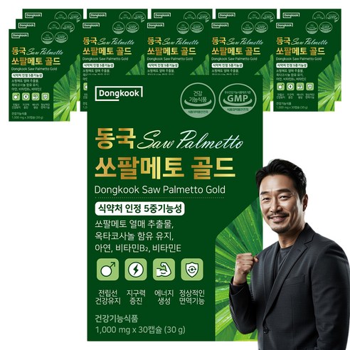 동국헬스케어 쏘팔메토 골드 1000mg, 30정, 12개