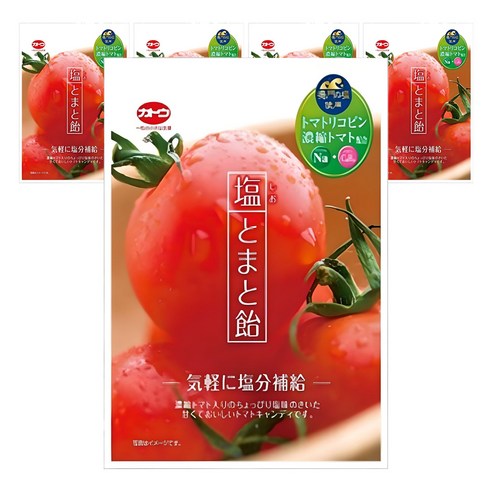 카토캔디 카토 시오 토마토 아메, 55g, 5개