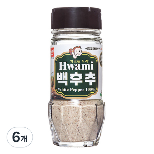 [화미] 백후추, 50g, 6개