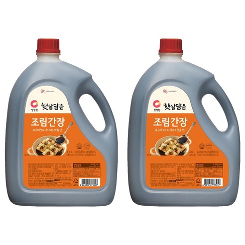 청정원 조림간장 3.6L, 2개